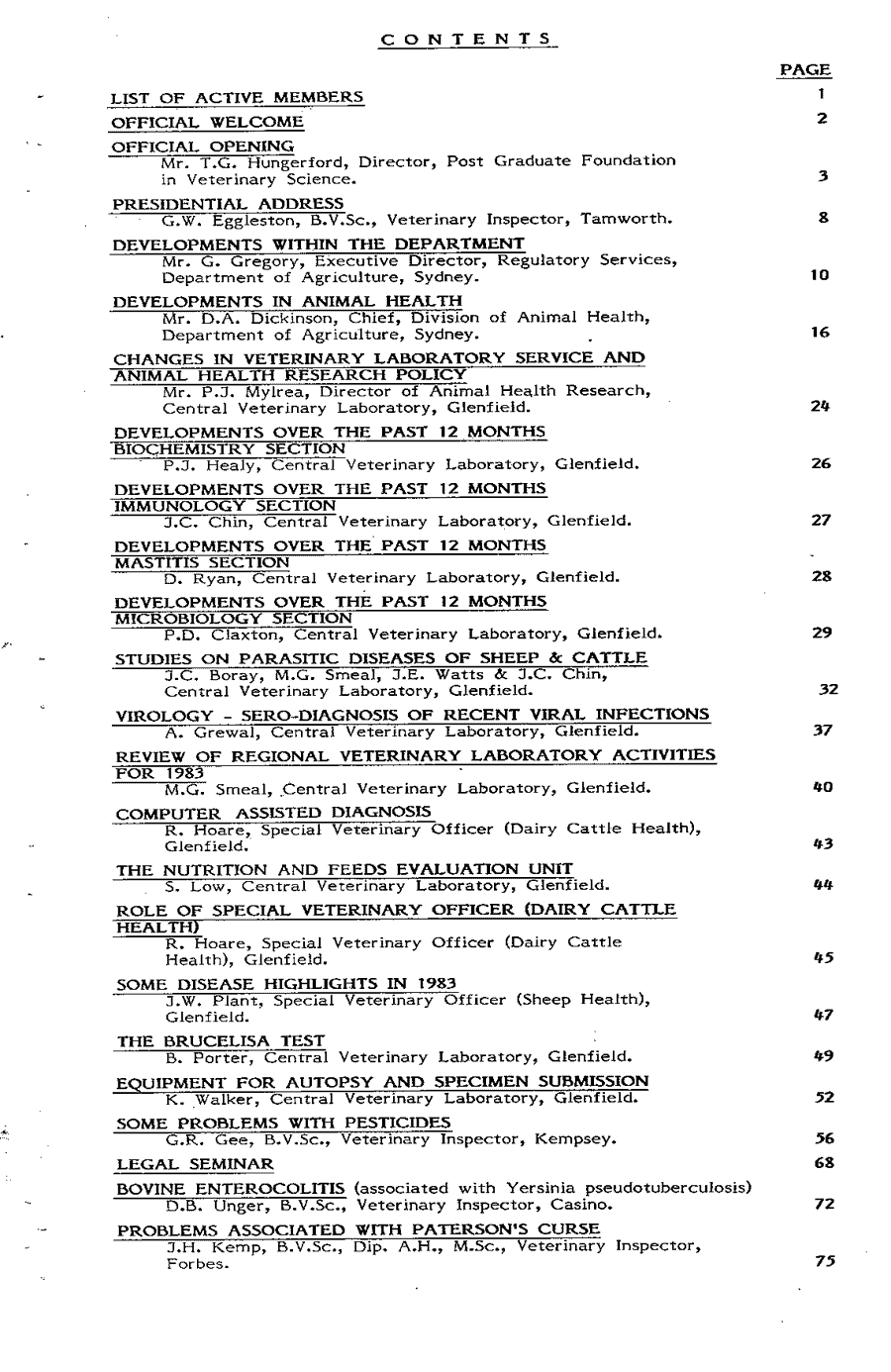 1984 Inside Contents 1